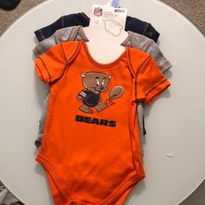 NFL 3 Piece Creeper Set  3/6 months